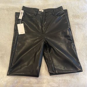 BNWT Aritzia Melina Leather Pants